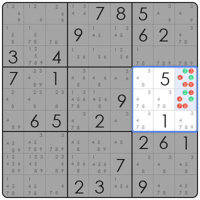 sudoku finned fish
